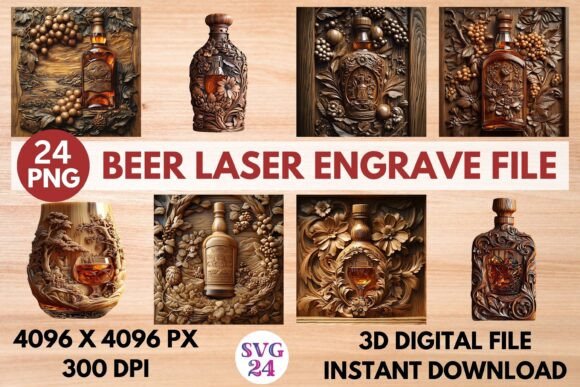 Beer Laser Engrave File: Amazing 3D Designs for Your Projects