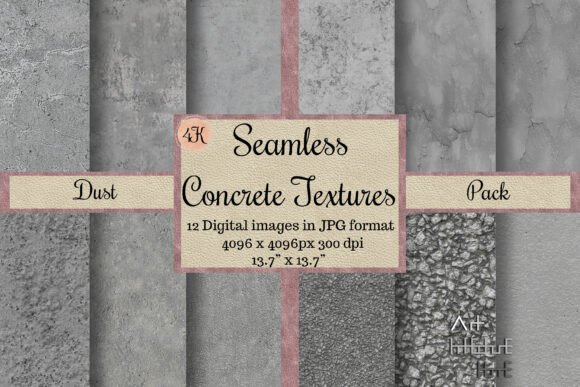 Elevate Designs with Seamless Dust Concrete Textures