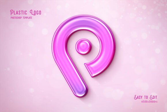 Pink Plastic Logo Effect: Transform Your Branding
