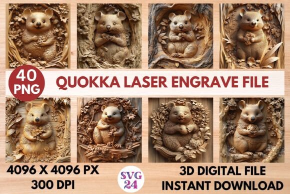 Quokka Laser Engrave File: Your Creative Toolkit