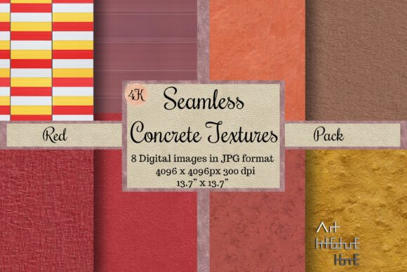 Seamless Concrete Textures: 4K & 8 Premium Designs