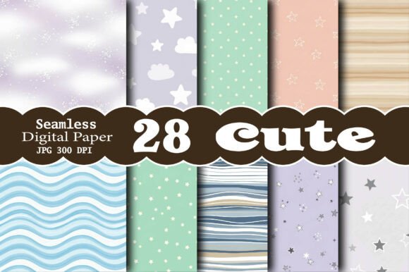 Unleash Your Creativity with Seamless Cute Digital Paper
