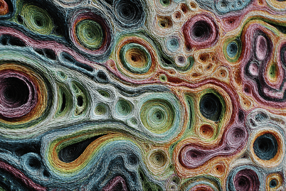 Vibrant Abstract Swirl Texture for Dynamic Designs